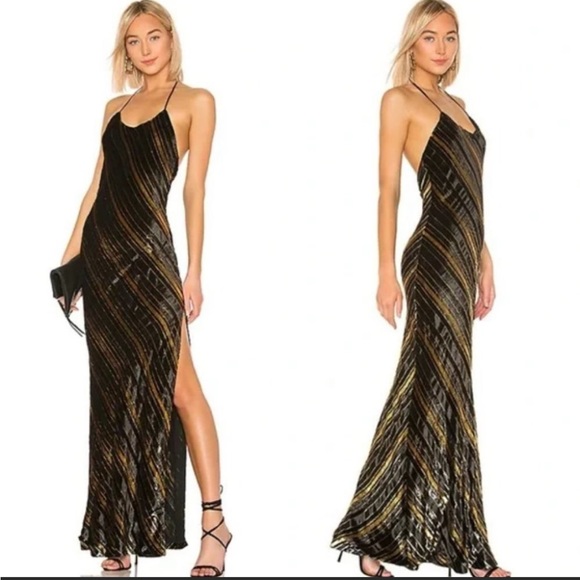 REVOLVE Dresses & Skirts - House of Harlow 1960 x REVOLVE Jasper Silk Dress in Noir XS